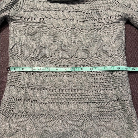 Banana Republic wool alpaca blend knit sweater small Beautiful green color‎ - Picture 6 of 8
